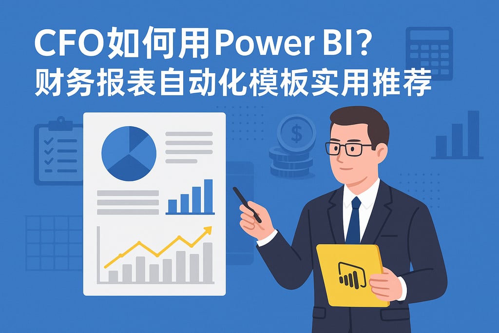 CFO如何用Power BI？财务报表自动化模板实用推荐